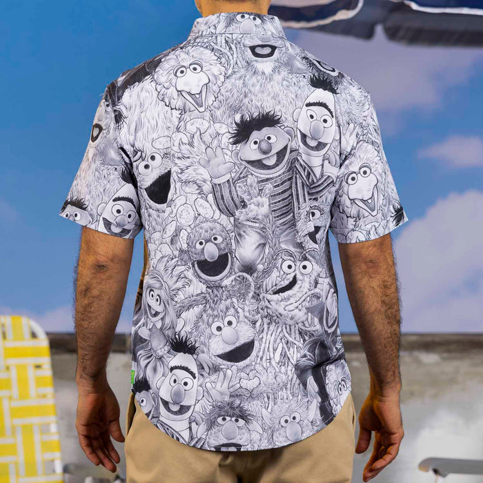 RSVLTS Sesame Street Short Sleeve Shirt Sesame Street "Hyperreal Hijinks" – KUNUFLEX Short Sleeve Shirt Sesame Street "Hyperreal Hijinks" – KUNUFLEX Short Sleeve Shirt
