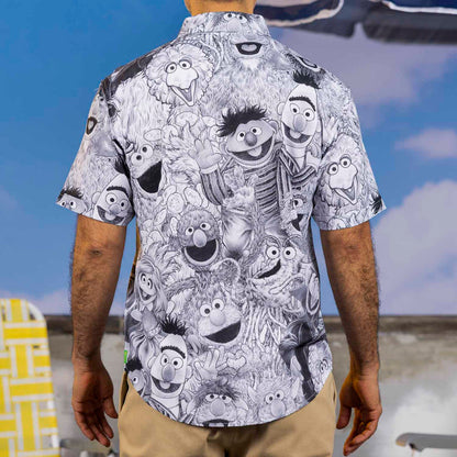 RSVLTS Sesame Street Short Sleeve Shirt Sesame Street "Hyperreal Hijinks" – KUNUFLEX Short Sleeve Shirt Sesame Street "Hyperreal Hijinks" – KUNUFLEX Short Sleeve Shirt