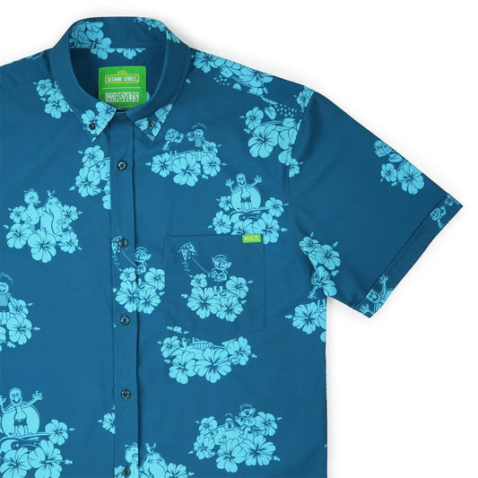 RSVLTS XS Sesame Street Short Sleeve Shirt Sesame Street "Petal Party" – KUNUFLEX Short Sleeve Shirt Sesame Street "Petal Party" – KUNUFLEX Short Sleeve Shirt