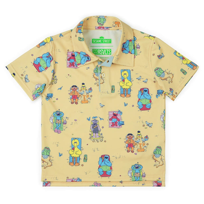 RSVLTS 2T Sesame Street Preschooler All-Day Polo Sesame Street "Sunny Daze" – Preschooler All-Day Polo Sesame Street "Sunny Daze" – Preschooler All-Day Polo