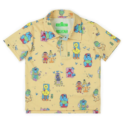 RSVLTS 2T Sesame Street Preschooler All-Day Polo Sesame Street "Sunny Daze" – Preschooler All-Day Polo Sesame Street "Sunny Daze" – Preschooler All-Day Polo