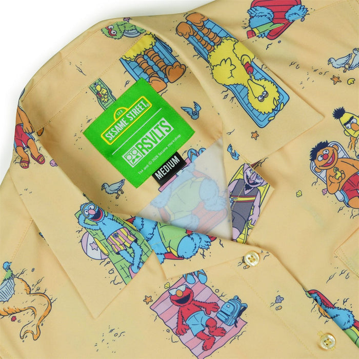 RSVLTS Sesame Street Women's Short Sleeve Shirt Sesame Street "Sunny Daze" – Women's KUNUFLEX Short Sleeve Shirt Sesame Street "Sunny Daze" – Women's KUNUFLEX Short Sleeve Shirt