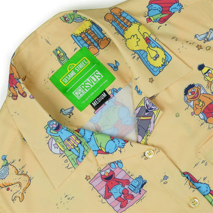 RSVLTS Sesame Street Women's Short Sleeve Shirt Sesame Street "Sunny Daze" – Women's KUNUFLEX Short Sleeve Shirt Sesame Street "Sunny Daze" – Women's KUNUFLEX Short Sleeve Shirt