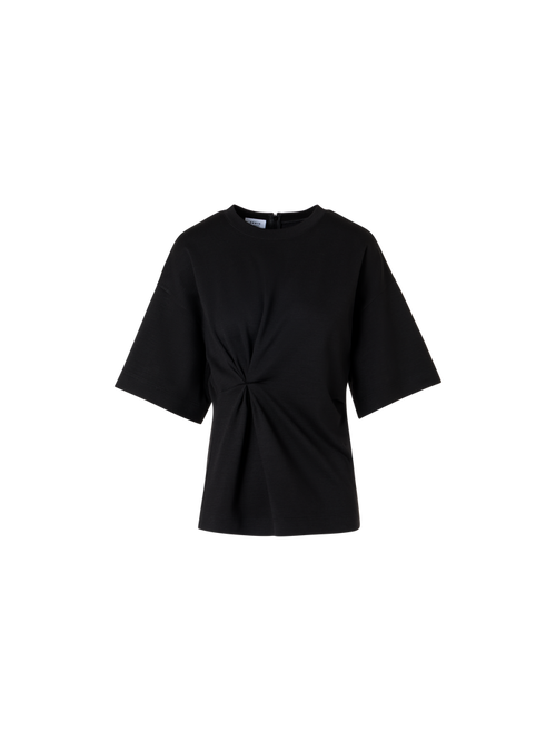 Designer Short-Sleeve Punto Dot T-Shirt - black