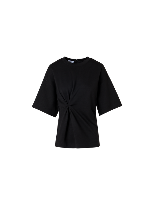Designer Short-Sleeve Punto Dot T-Shirt - black