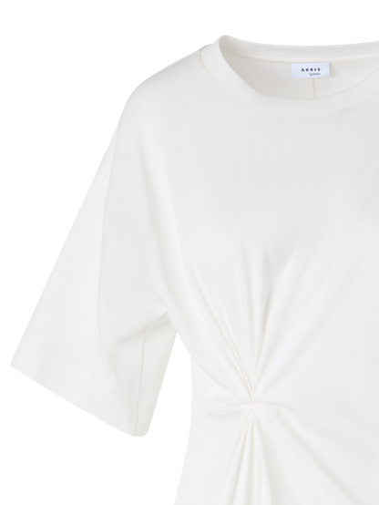 Designer Short-Sleeve Punto Dot T-Shirt - white