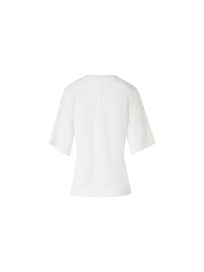 Designer Short-Sleeve Punto Dot T-Shirt - white