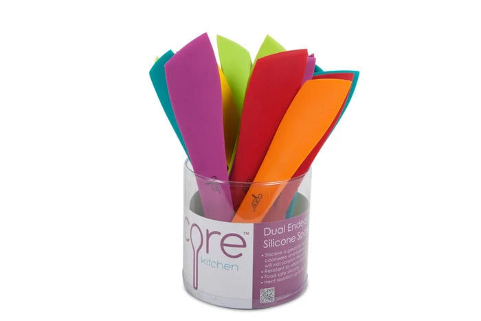 Silicone Dual Ended Spatula - bright colors