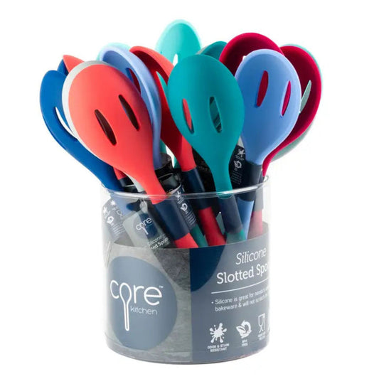 silicone slotted spoon