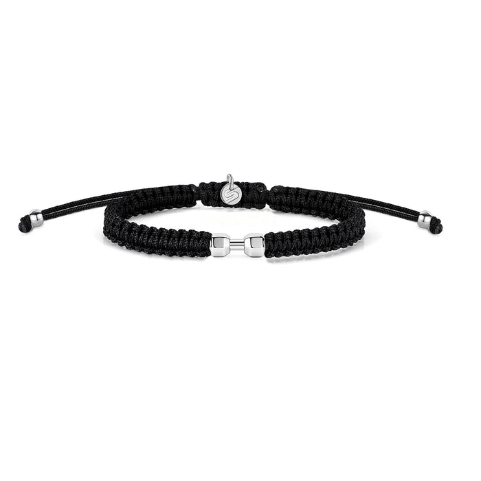 Silver Gym Braided Bracelet