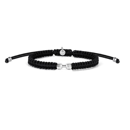 Silver Gym Braided Bracelet