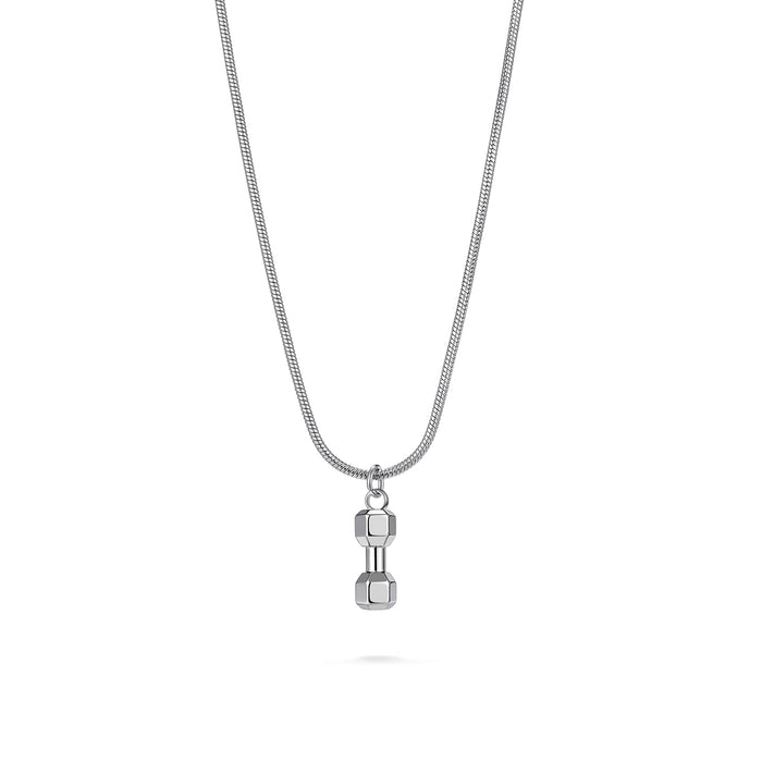 Silver Gym Necklace