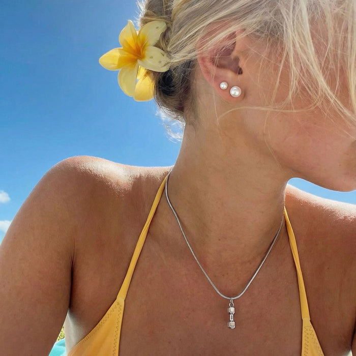 Silver Gym Necklace