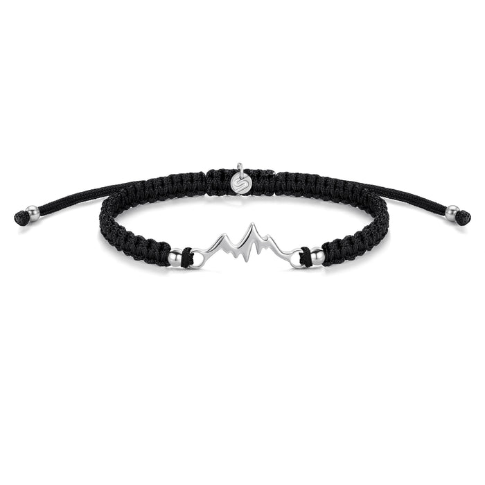Silver Mountain Braided Bracelet