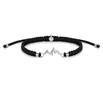 Silver Mountain Braided Bracelet