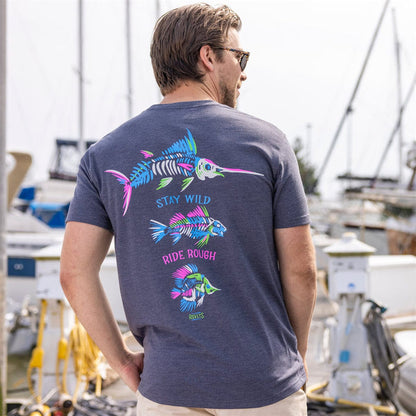RSVLTS RSVLTS Crewneck T-shirt "Skeletal Seas" – Crewneck Tee