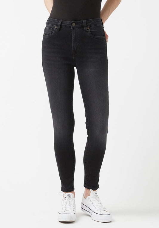Buffalo Women Jeans Grey Denim Denim Pants Stretch