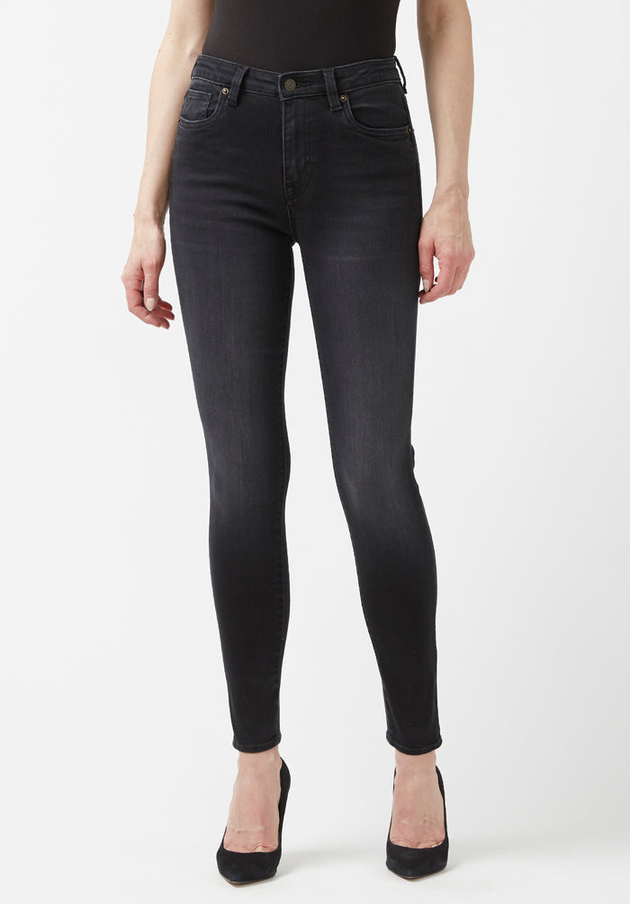 Buffalo Women Jeans Grey Denim Denim Pants Stretch