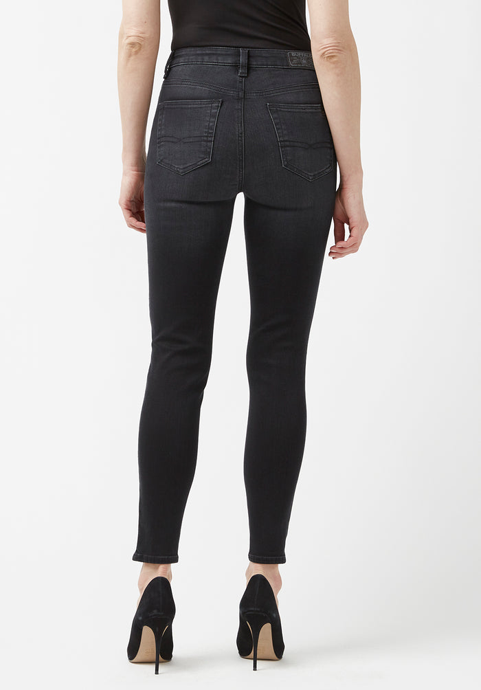Buffalo Women Jeans Grey Denim Denim Pants Stretch