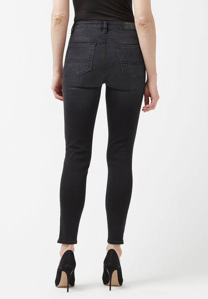 Buffalo Women Jeans Grey Denim Denim Pants Stretch