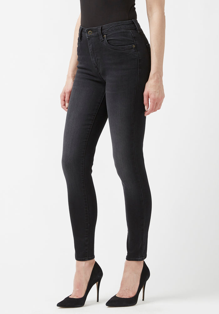 Buffalo Women Jeans Grey Denim Denim Pants Stretch