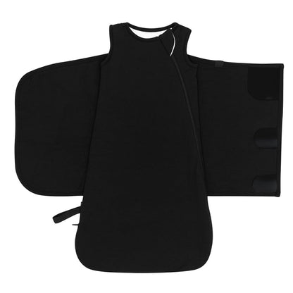 Sleep Bag Swaddler in Midnight 1.0 shown unswaddled