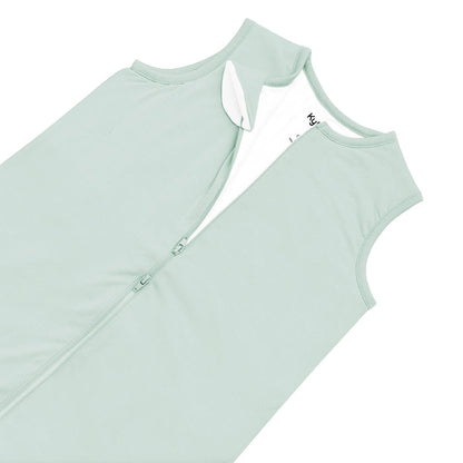 Dual zipper on Kyte Baby Sleep Bag Walker in Sage 0.5