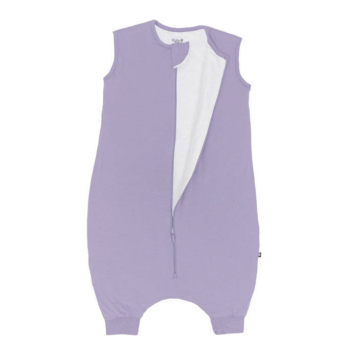 Sleep Bag Walker in Taro 1.0 shown unzipped