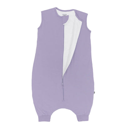 Sleep Bag Walker in Taro 1.0 shown unzipped