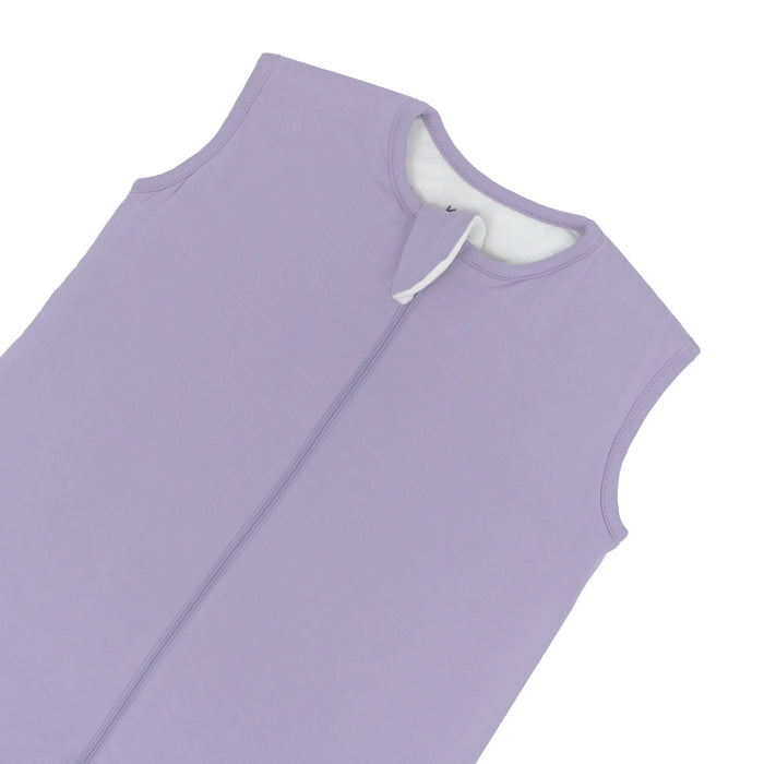 Zipper garage on the Sleep Bag Walker in Taro 1.0