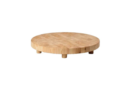 SMALL CHESS CUTTING BOARD, ROUND