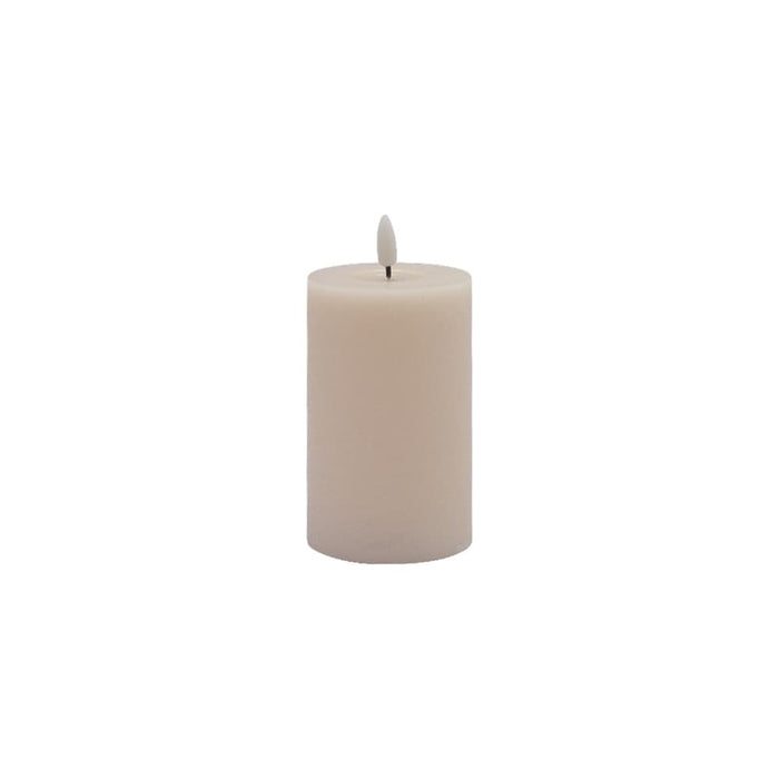 SMALL PINK FLAMELESS PILLAR CANDLE