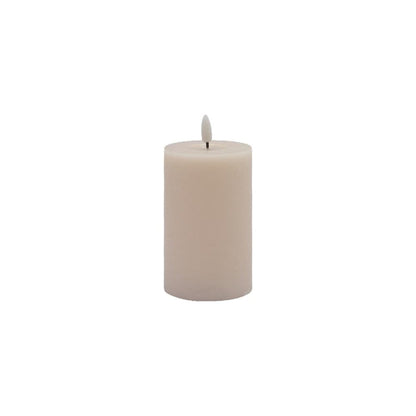 SMALL PINK FLAMELESS PILLAR CANDLE