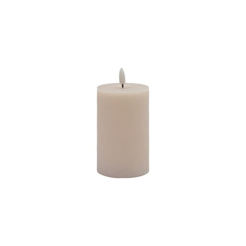 SMALL PINK FLAMELESS PILLAR CANDLE