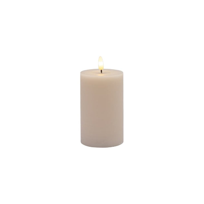 SMALL PINK FLAMELESS PILLAR CANDLE