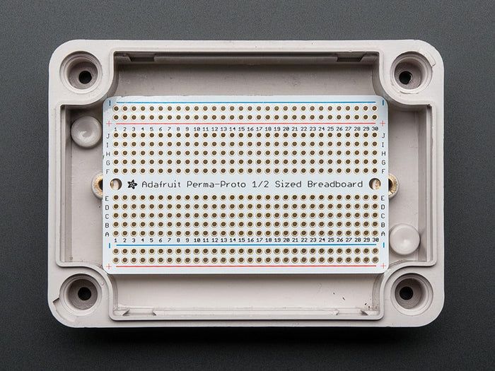 Small Plastic Project Enclosure - Weatherproof with Clear Top by The Pi Hut - The Pi Hut