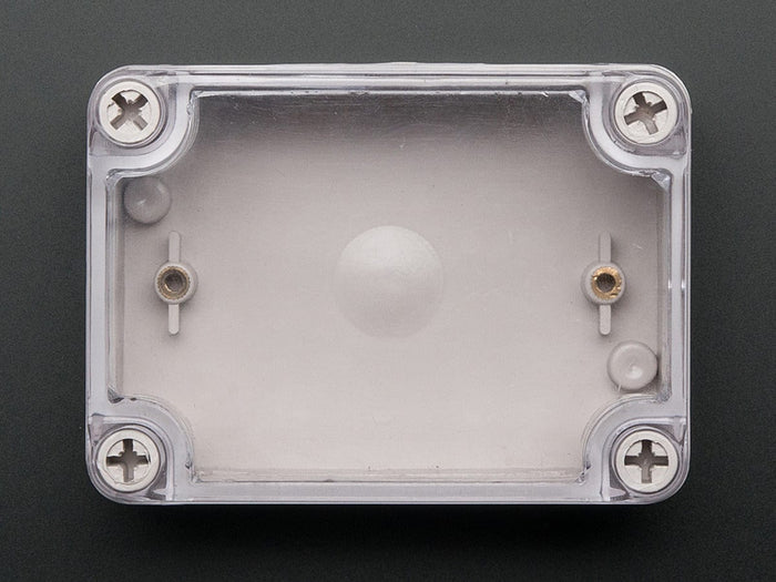 Small Plastic Project Enclosure - Weatherproof with Clear Top by The Pi Hut - The Pi Hut
