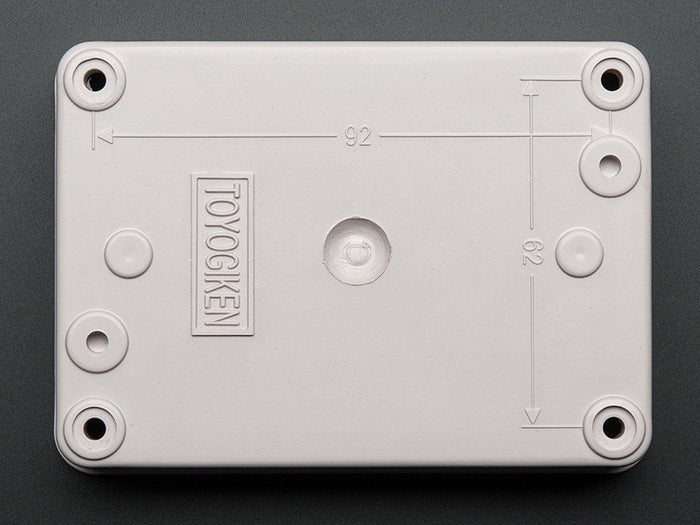 Small Plastic Project Enclosure - Weatherproof with Clear Top by The Pi Hut - The Pi Hut