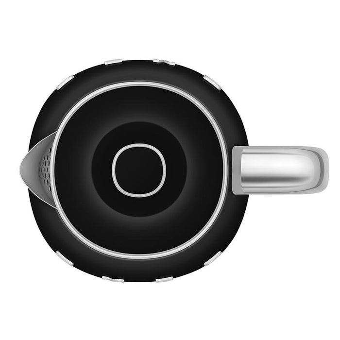 SMEG KLF05BLUK 50s Retro Style Mini Kettle Black Black