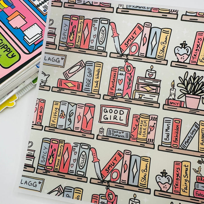 Smut Bookshelf Vellum Pocket Dashboard