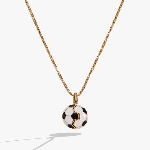 Soccer Ball "Control The Ball, Command The Game" Locket Necklace