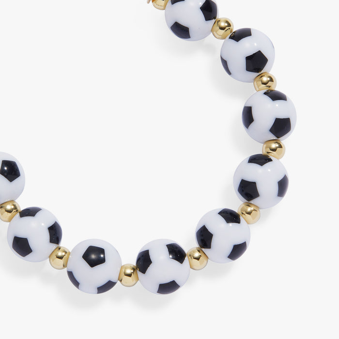 Soccer Oversized Beaded Bangle