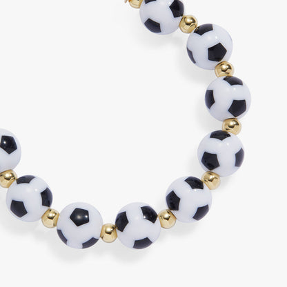 Soccer Oversized Beaded Bangle