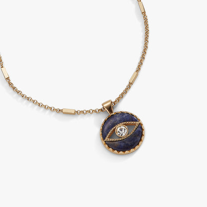 Sodalite Evil Eye Necklace