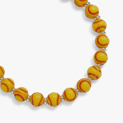 Softball Beaded Bangle