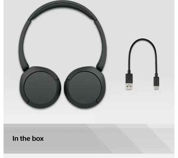 Sony WHCH520B Wireless Headphones Black Black