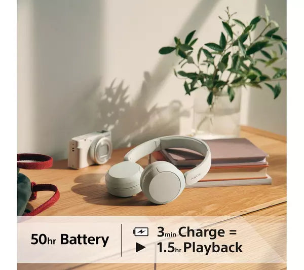 Sony WHCH520W Wireless Headphones White White
