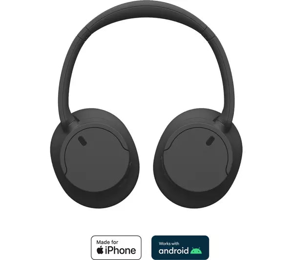 Sony WHCH720NB Wireless Noise Cancelling Headphones Black Black