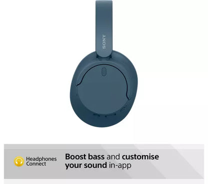 Sony WHCH720NL Wireless Noise Cancelling Headphones Blue Blue