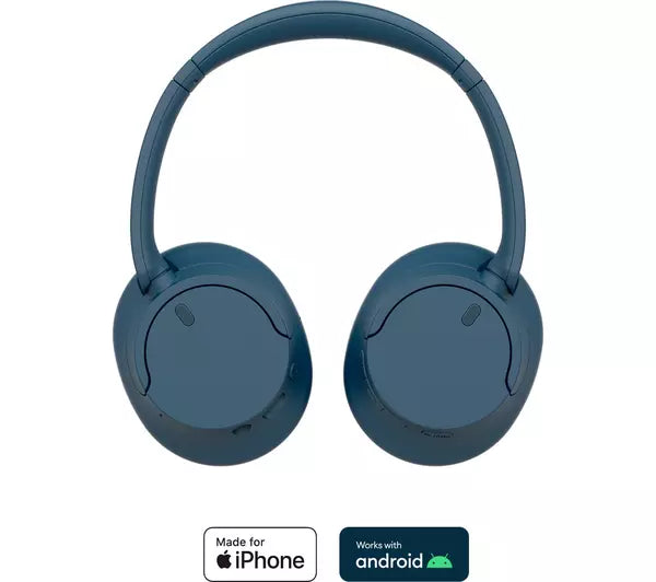 Sony WHCH720NL Wireless Noise Cancelling Headphones Blue Blue